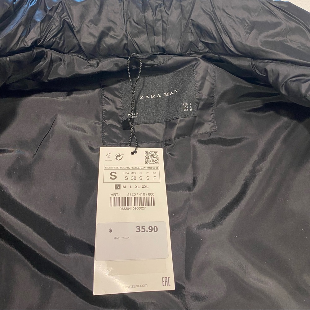 Men Zara puffer vest